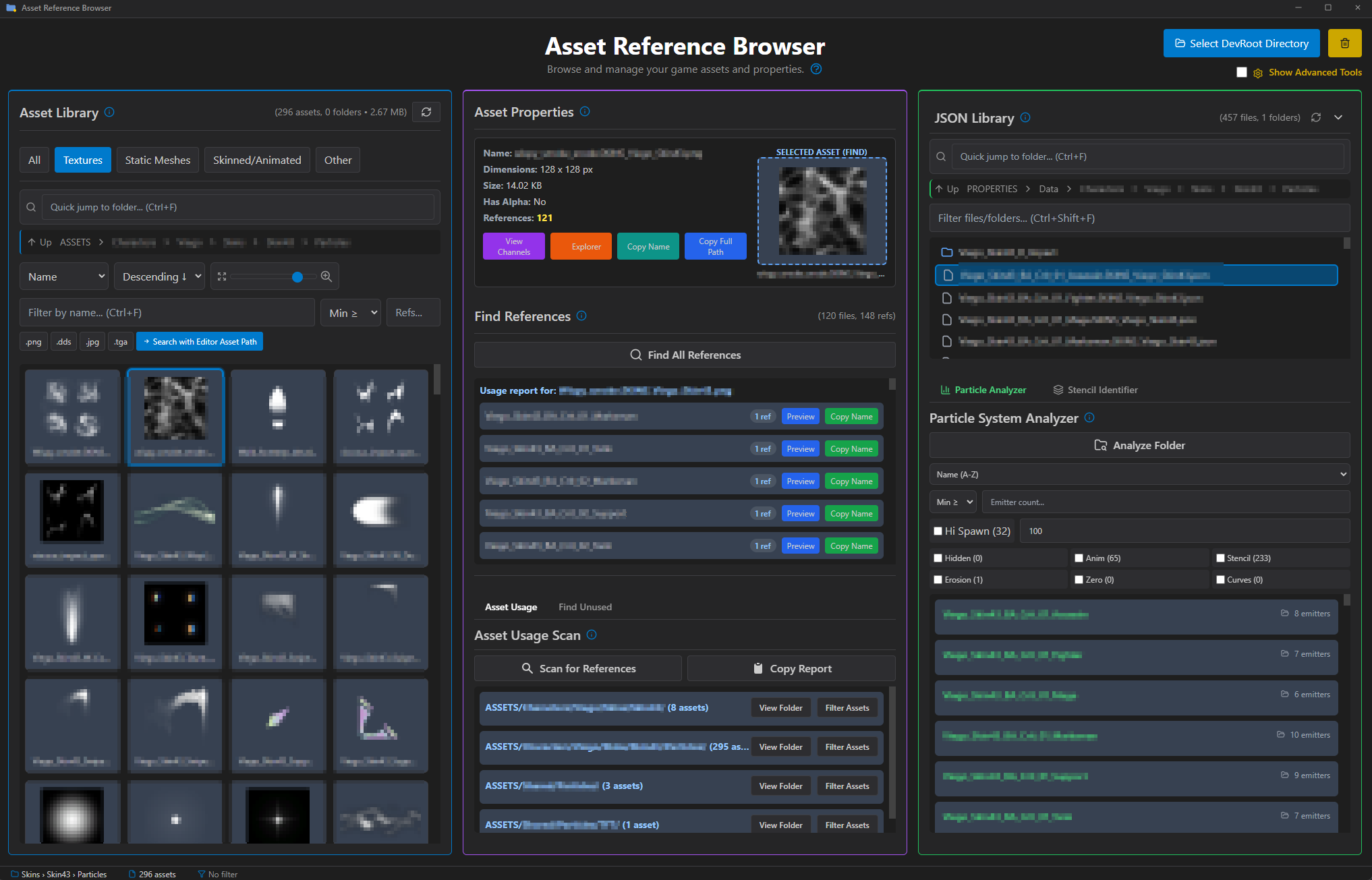 Asset Library View